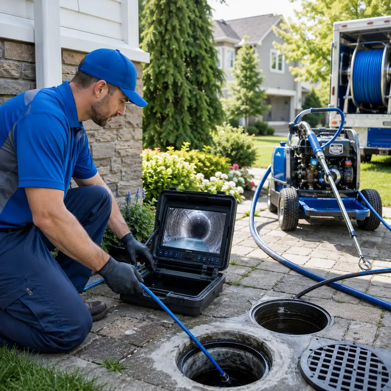 Outdoor drain cleaning professionals serving Johnstown, OH